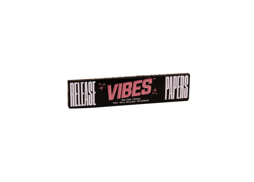 Vibes King Size Ultra Thin Release Papers - (50 Count Display - 33 Sheets Per Pack)-Papers and Cones