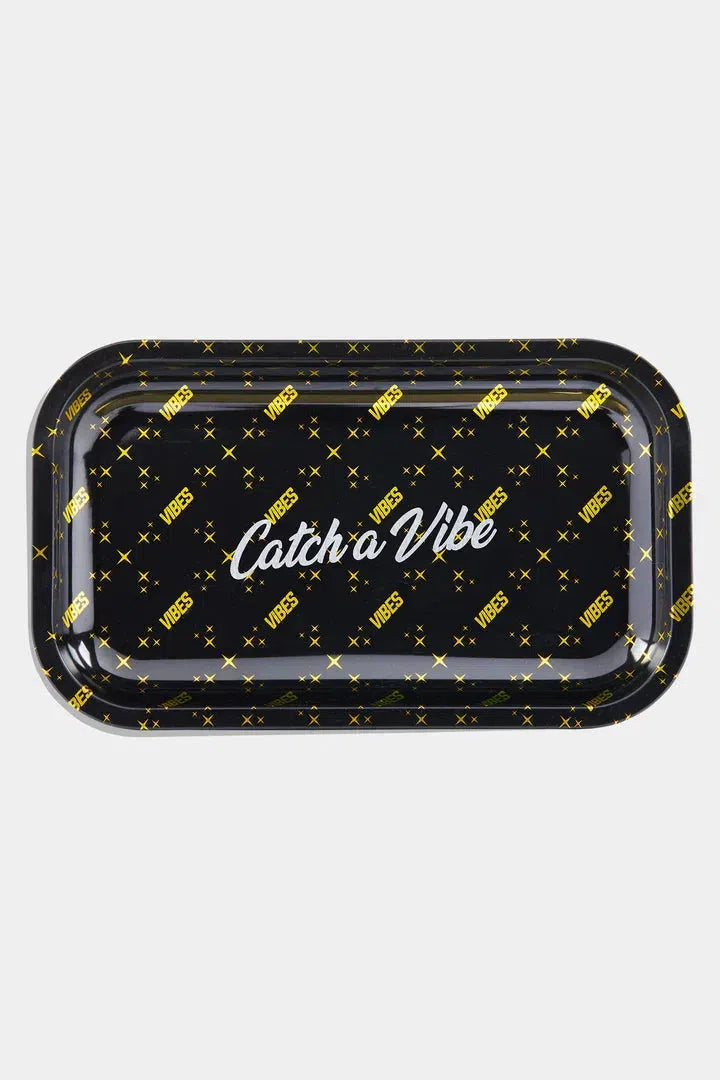 Vibes Medium "Catch A Vibe" Rolling Tray (Various Colors) (1 Count