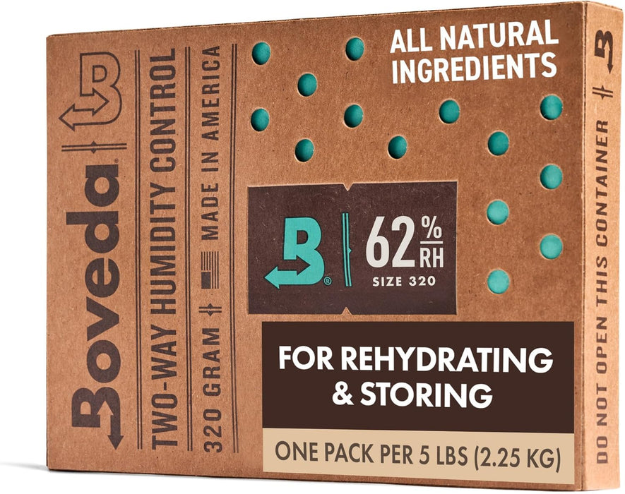 Vivi Fresh Boveda 62% Humidity Pack X-Large 320 Gram - (1, 3, or 6 Count)-Humidity Packs