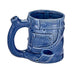 Wake & Bake Ceramic Coffee Mug Pipe - Denim Jeans - (1 Count)-Hand Pipes, Rigs, & Bubblers