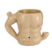 Wake & Bake Ceramic Coffee Mug Pipe - Six Pack Bod - (1 Count)-Hand Pipes, Rigs, & Bubblers