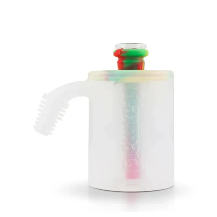 Waxmaid 14mm-18mm Ash Catcher See Through Silicone Display - (6 Count Display)-Hand Pipes, Rigs, & Bubblers