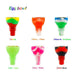 Waxmaid 14mm-18mm Egg Silicone And Glass Bowl Display - (12 Count Display)-Hand Pipes, Rigs, & Bubblers