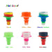 Waxmaid 14mm-18mm Hat Silicone And Glass Bowl Display - (12 Count Display)-Hand Pipes, Rigs, & Bubblers