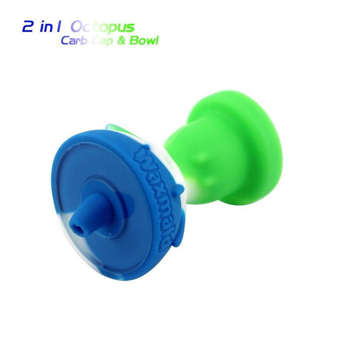 Waxmaid 2 in 1 Octopus Silicone Carp Cap & Bowl - (12 Count Display)-Hand Pipes, Rigs, & Bubblers