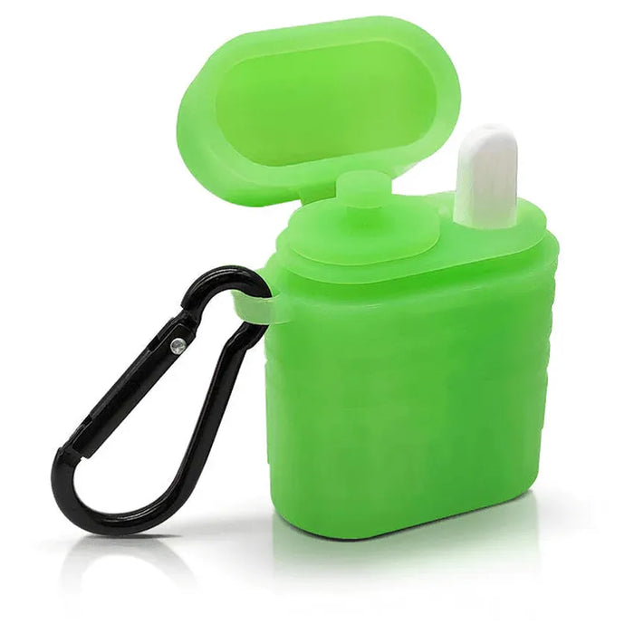 Waxmaid 2.3” Quick Hit Silicone Dugout - Various Colors - (Display of 6)-Hand Pipes, Rigs, & Bubblers