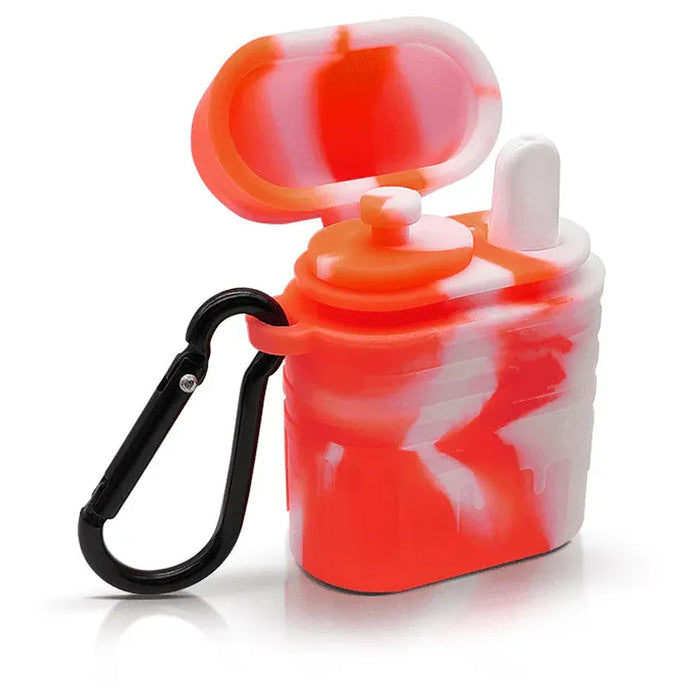 Waxmaid 2.3” Quick Hit Silicone Dugout - Various Colors - (Display of 6)-Hand Pipes, Rigs, & Bubblers