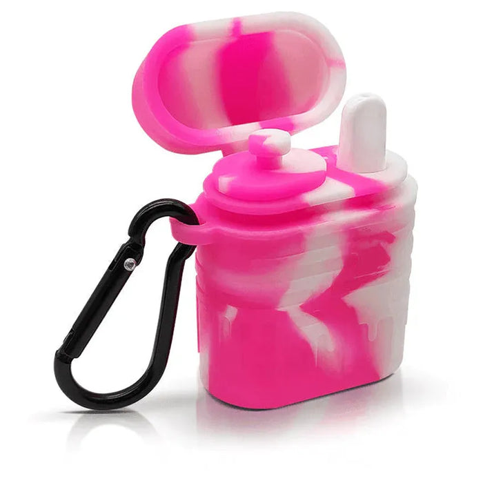 Waxmaid 2.3” Quick Hit Silicone Dugout - Various Colors - (Display of 6)-Hand Pipes, Rigs, & Bubblers