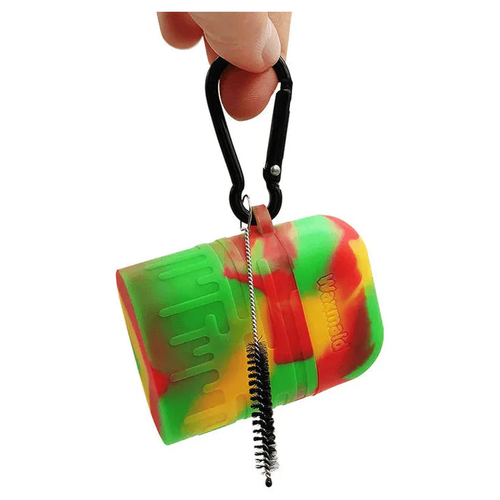 Waxmaid 2.3” Quick Hit Silicone Dugout - Various Colors - (Display of 6)-Hand Pipes, Rigs, & Bubblers