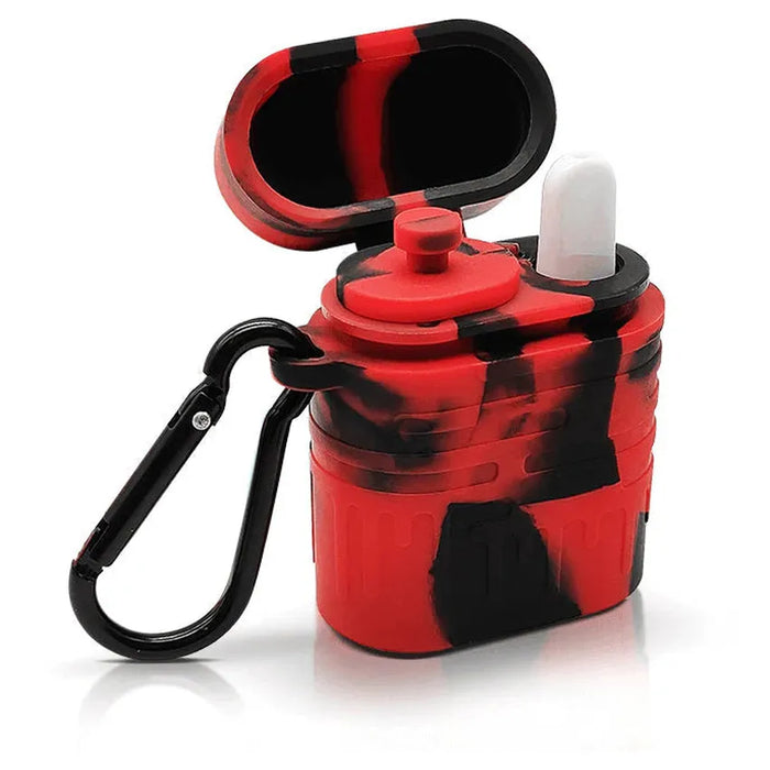 Waxmaid 2.3” Quick Hit Silicone Dugout - Various Colors - (Display of 6)-Hand Pipes, Rigs, & Bubblers