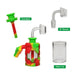 Waxmaid 4.96″ Silicone and Glass Ash Catcher Kit - (Color May Vary)-Hand Pipes, Rigs, & Bubblers
