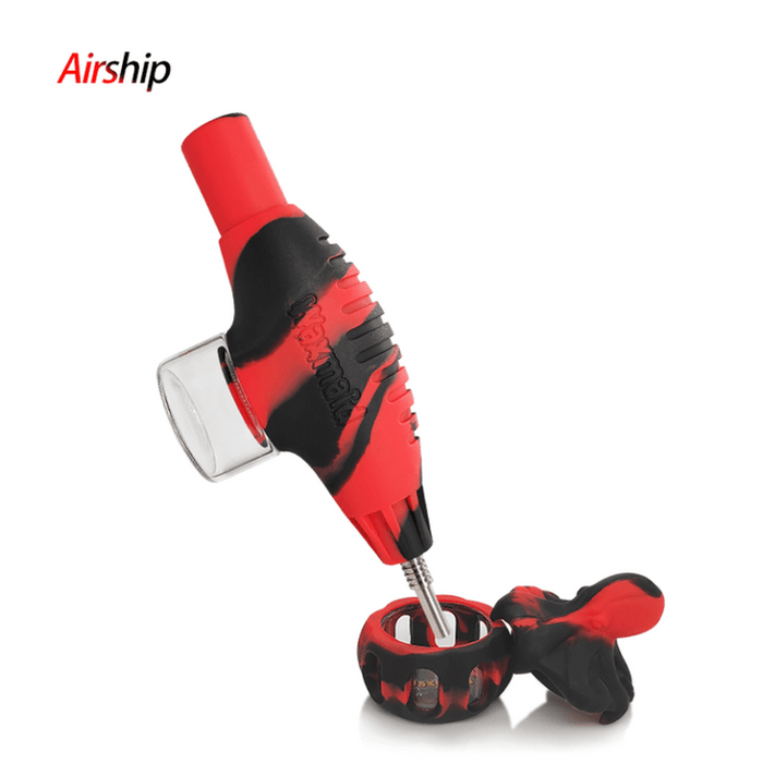 Waxmaid 7.09″ Airship Dab Straw Collector Kit - Colors May Vary - (1 Count)-Dab Tools