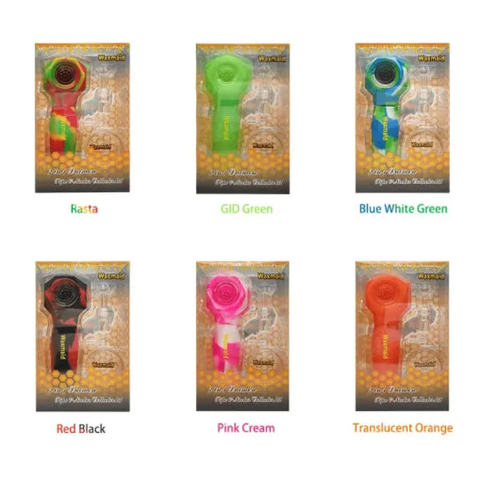 Waxmaid Daimon 2-IN-1 Pipe & Dab Straw Kit (6 Count Display)-Dab Tools