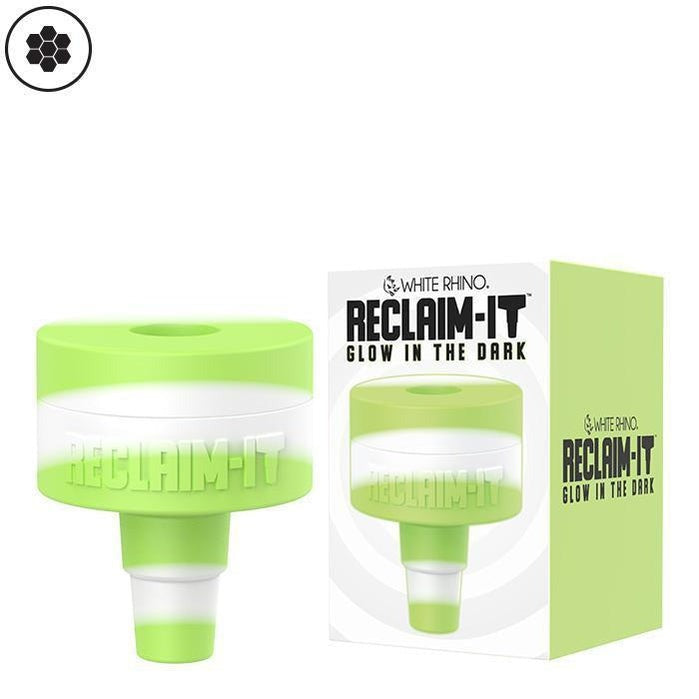 White Rhino Reclaim-It - Glow In The Dark - Color May Vary - (1 or 35 Count)-Hand Pipes, Rigs, & Bubblers