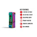 Wulf Mods Uni Pro Adjustable 510 Thread Vaporizer - Various Colors - (1 Count)-Vaporizers, E-Cigs, and Batteries