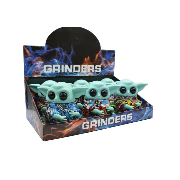 Yoba Jumbo Grinder - Colors May Vary - (6 Count Display)-Grinders