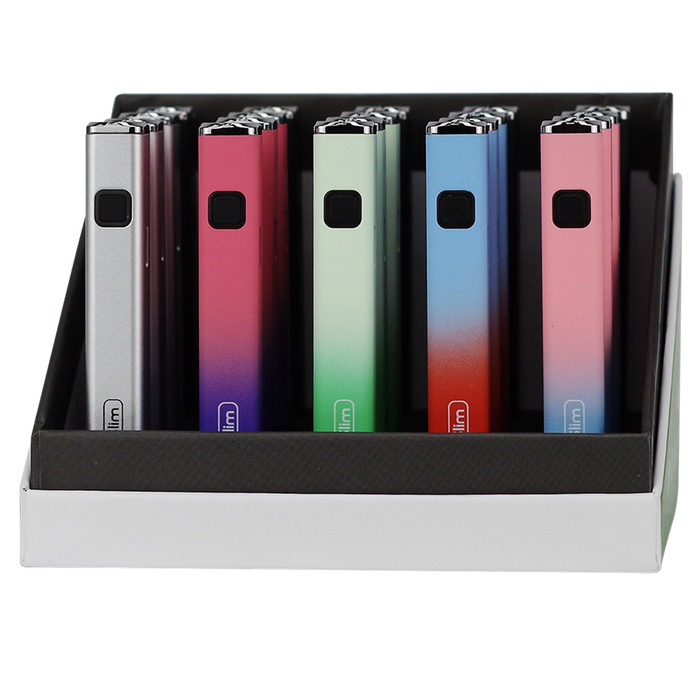 Yocan 510 Thread Flat Slim Dab Pen Battery - Assorted Colors - (20 Count Display)-Vaporizers, E-Cigs, and Batteries