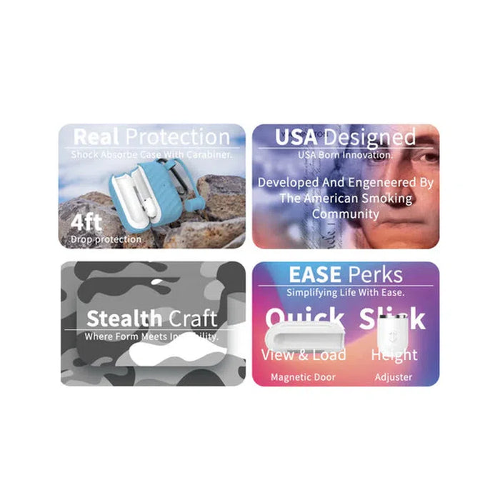 Yocan 510 Thread Pod Themed Case Battery - Various Colors - (1 Count)-Vaporizers, E-Cigs, and Batteries