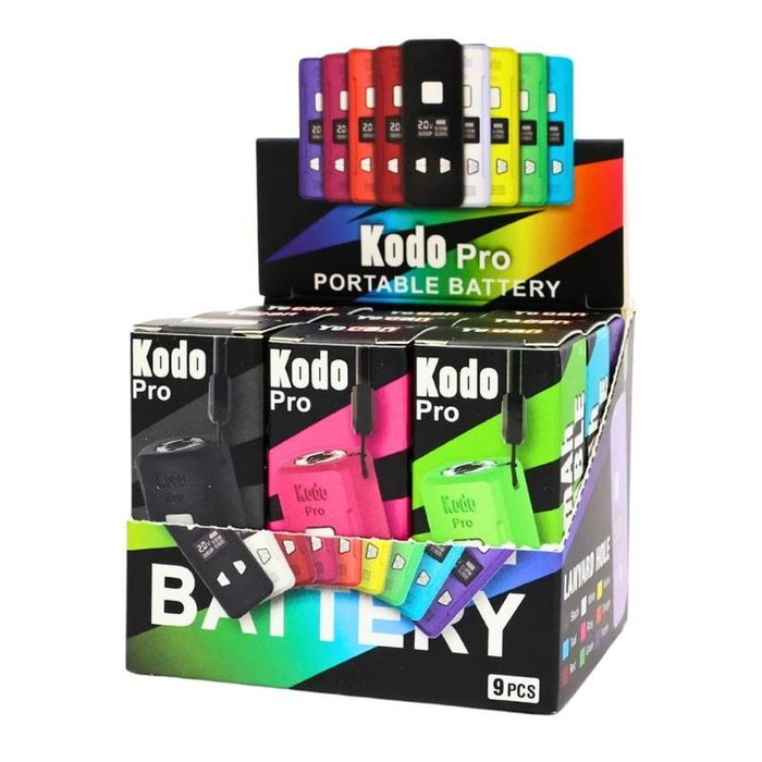 Yocan Kodo Pro 510 Dab Pen Box Battery 400mAh - Assorted Display - (9 Count Display)-Vaporizers, E-Cigs, and Batteries-MJ Wholesale