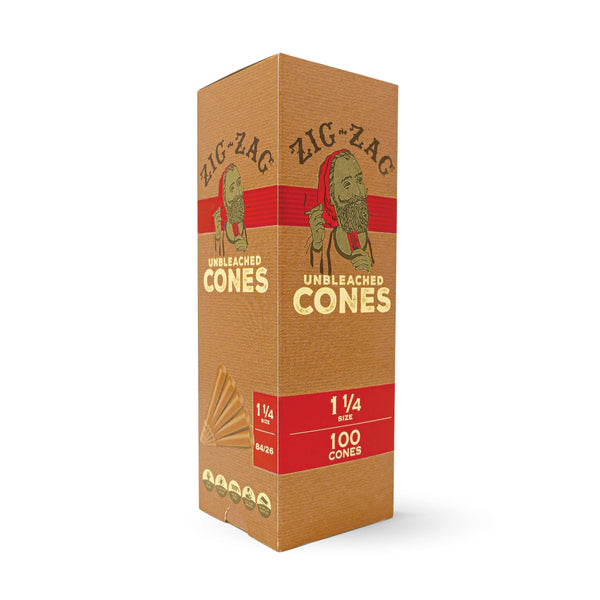 Zig-Zag Unbleached Paper Cones - Pack of 100 (MSRP $50.00)