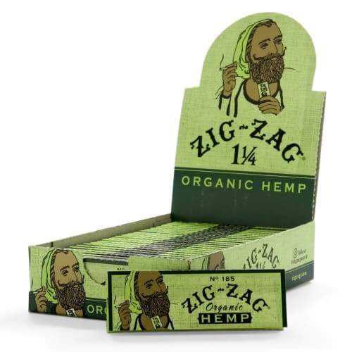 Zig-Zag Organic Hemp 1 1/4" Rolling Papers - (24 Count)-Papers and Cones