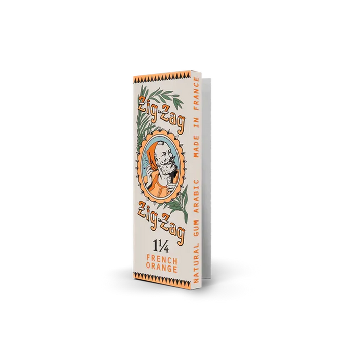 Zig-Zag Vintage - French Orange 1 1/4 Rolling Papers - 1pk - (24 Count Display)-Papers and Cones