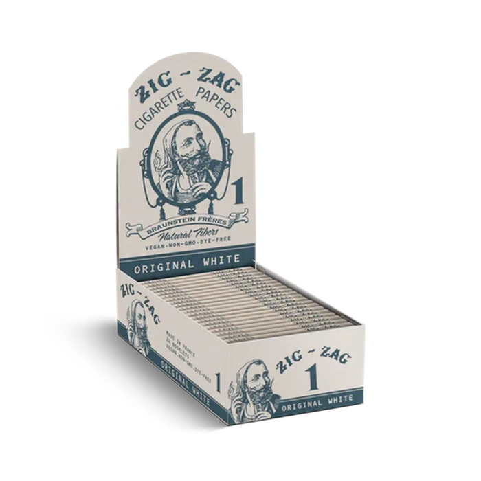 Zig-Zag Vintage - White Rolling Papers - 1pk - (24 Count Display)-Papers and Cones