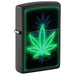 ZIPPO Black Light Gleaming Leaf Design Lighter - (1 Count)-Lighters and Torches