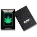 ZIPPO Black Light Gleaming Leaf Design Lighter - (1 Count)-Lighters and Torches