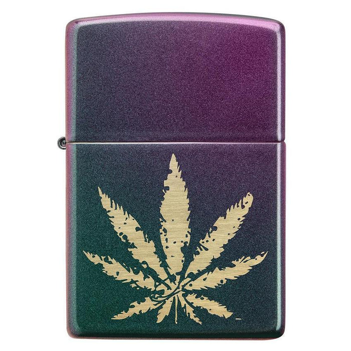 ZIPPO Iridescent Leaf Lighter - (1 Count)-Lighters and Torches