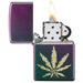 ZIPPO Iridescent Leaf Lighter - (1 Count)-Lighters and Torches