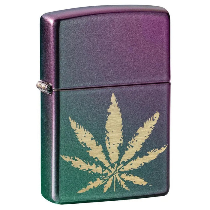 ZIPPO Iridescent Leaf Lighter - (1 Count)-Lighters and Torches