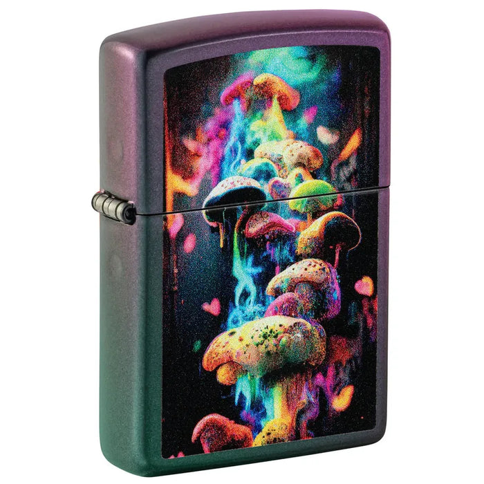 ZIPPO Mushrooms Iridescent Lighter - (1 Count)-Lighters and Torches