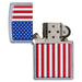 ZIPPO Patriotic Flag Lighter - (1 Count)-Lighters and Torches