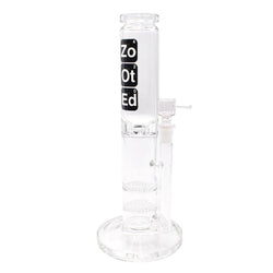 Zooted 12" Honeycomb Tube Water Pipe - (1 Count)-Hand Glass, Rigs, & Bubblers