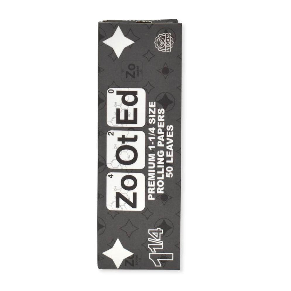 Zoute Paper Zooted Brandz 1-1/4 Natural Rolling Paper - (24 Count Per Display) - S ...