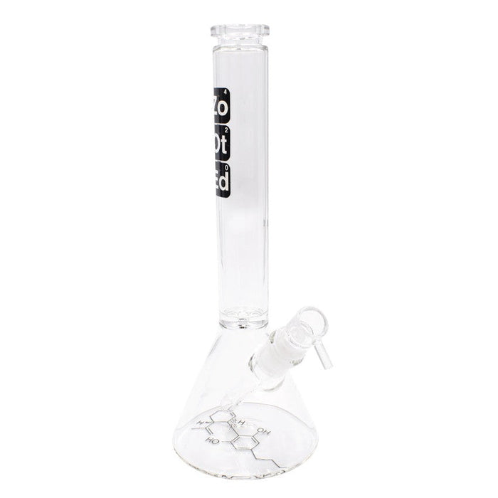 Zooted Brandz - 12" Slim Beaker Water Pipe - (1 Count)-Hand Pipes, Rigs, & Bubblers