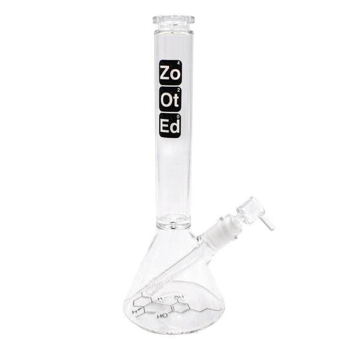 Zooted Brandz - 12" Slim Beaker Water Pipe - (1 Count)-Hand Pipes, Rigs, & Bubblers