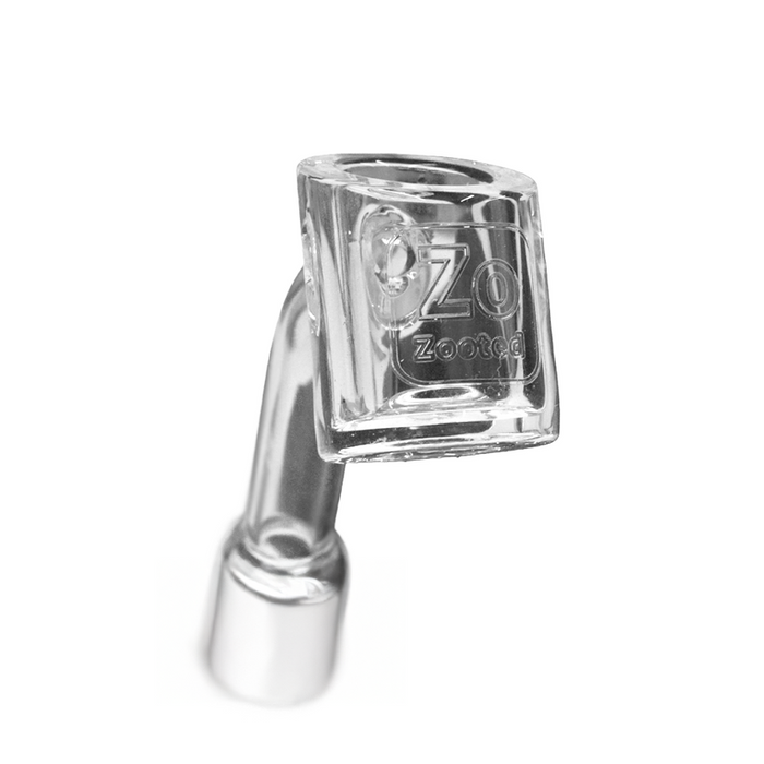Zooted Brandz - 14mm - 45° Male Quartz Banger - (9 Count Display)-Hand Pipes, Rigs, & Bubblers
