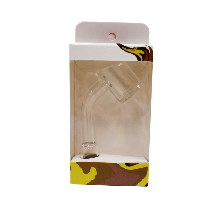 Zooted Brandz - 14mm - 45° Male Quartz Banger - (9 Count Display)-Hand Pipes, Rigs, & Bubblers