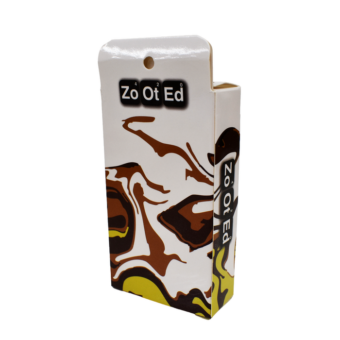 Zooted Brandz - 14mm - 45° Male Quartz Banger - (9 Count Display)-Hand Pipes, Rigs, & Bubblers
