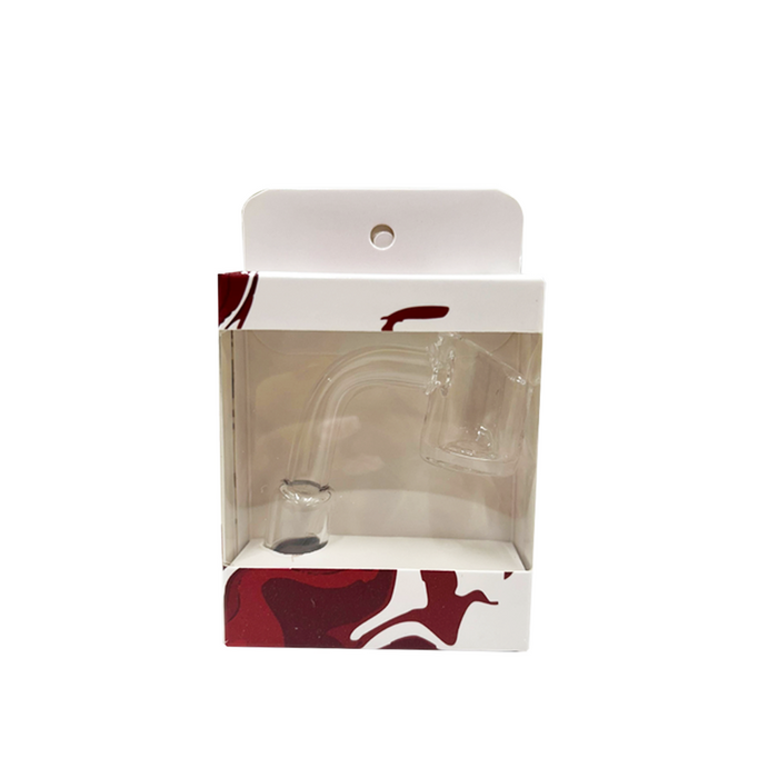 Zooted Brandz - 14mm - 90° Male Quartz Banger - (9 Count Display)-Hand Pipes, Rigs, & Bubblers