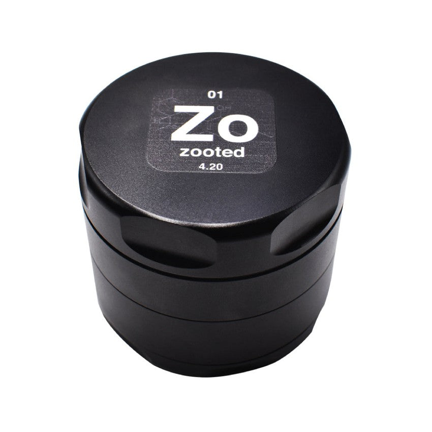 Zooted Brandz - 3 Stage 55mm Grinder 4 Part Grinder - (1 Count)-Grinders