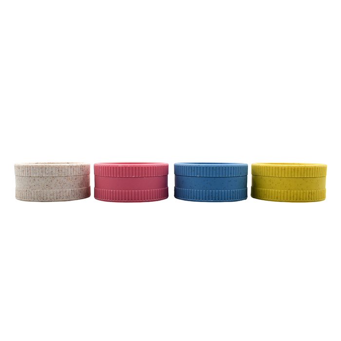 Zooted Brandz Biodegradable Hemp 50mm 2 Part Grinder - Various Colors - 24 Count Display-Grinders