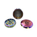 Zooted Brandz - Premium 4 Piece Iridescent Twist Herb Grinder - Rainbow - 63mm - (1 Count, 5 Count, OR 10 Count)-Grinders