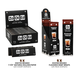 Zooted Brandz Restock Kit Perfect to Restock Your Zooted Brandz Display-Papers and Cones