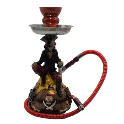12” Jack Sparrow Inspired Acrylic Resin Hookah - Color May Vary (1 Count)-Hand Glass, Rigs, & Bubblers
