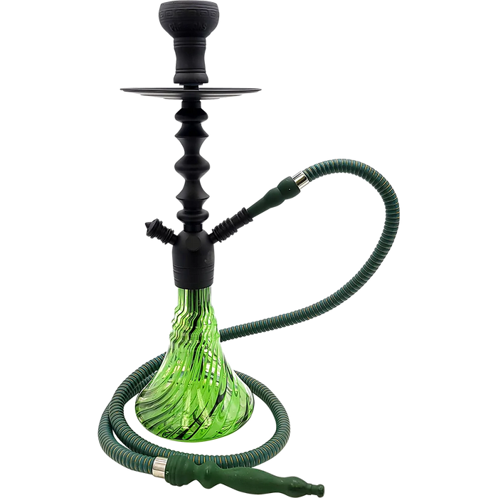 21" Pharaohs Halo Hookahs - Green Apple - (1 Count)-Hand Glass, Rigs, & Bubblers