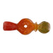 3” Rasta Frit Donut Hole Glass Chillum (1 Count, 5 Count or 10 Count)-Hand Glass, Rigs, & Bubblers
