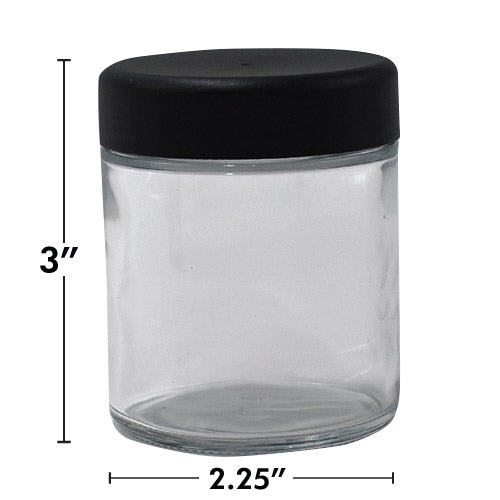 6 oz Clear Glass Jars (Bulk), Caps NOT Included